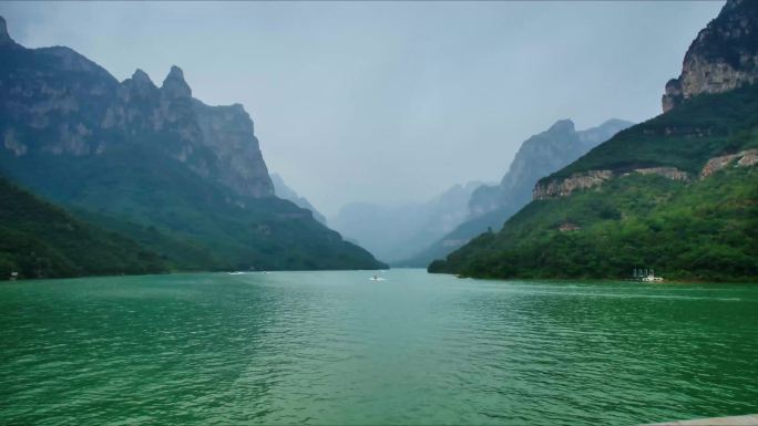 景区湖面快艇延时