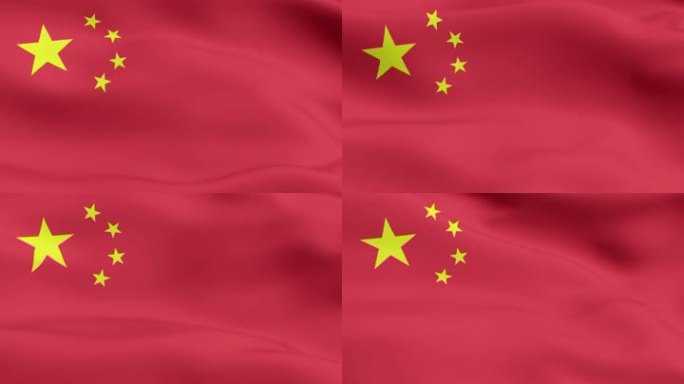 红旗飘扬无缝循环