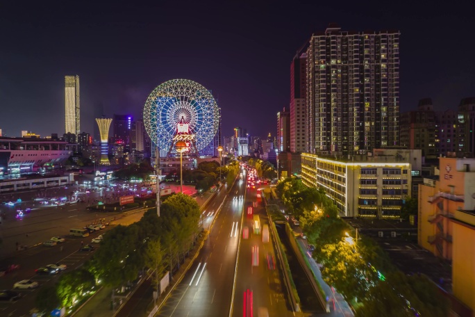 长沙芙蓉南路摩天轮