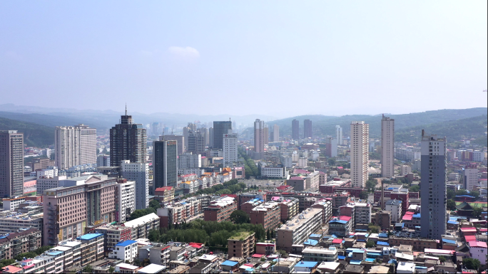 【4K】山西吕梁城市大景