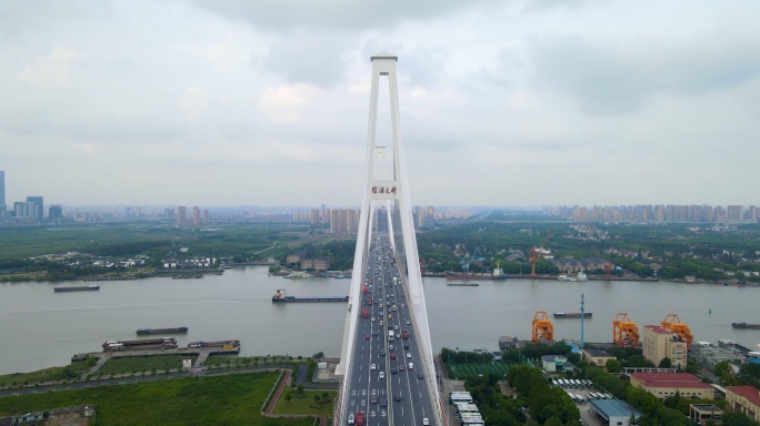 上海徐浦大桥4K航拍（9分钟）
