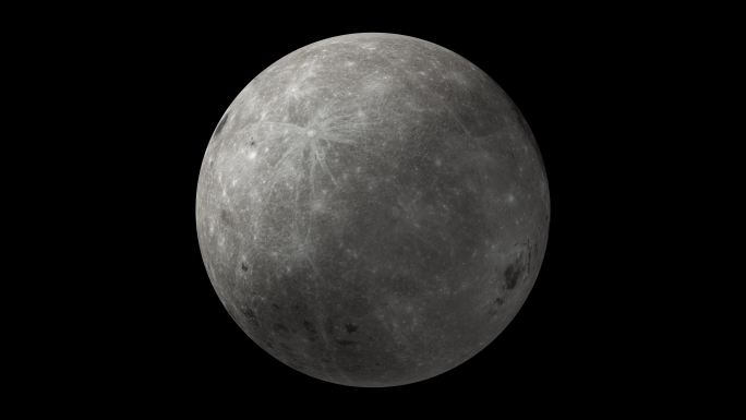 8K超高清循环写实月球