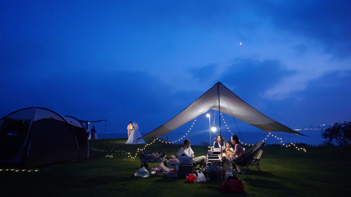 4K户外露营野餐美好生活-帐篷露营生活