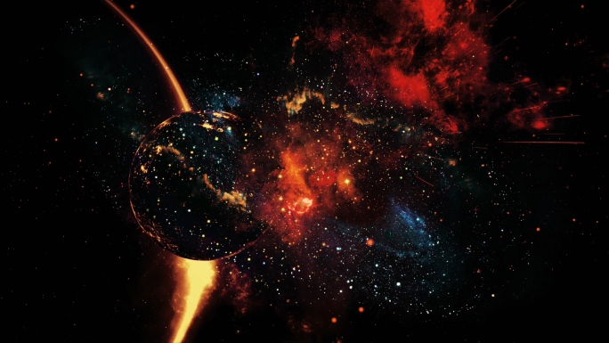 【4K宇宙】星际战争陨石冲击星际幻想震撼