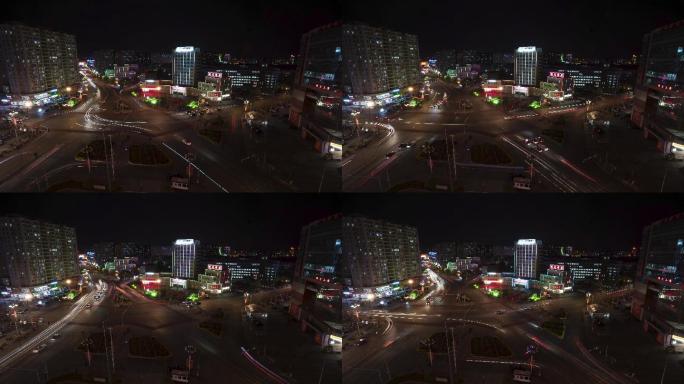 朝阳珠江广场夜景延时视频