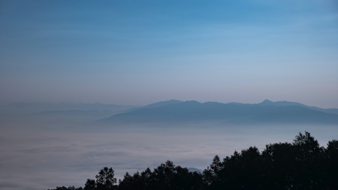 富民云海延时照片处理