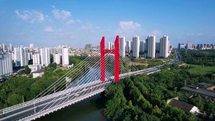 4K航拍六安淠史杭大桥