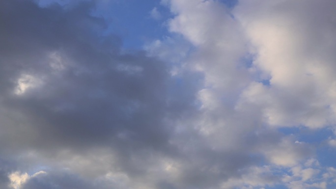快速流动的云 蓝天白云延时摄影