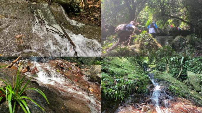 原创可商用  深圳驴涯之梧桐山盐田河溯溪