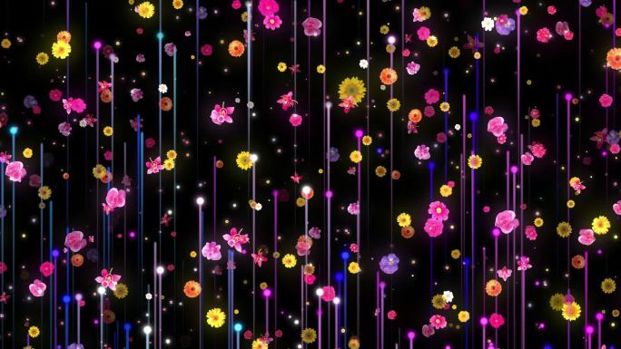 teamlab 花海  沉浸式 粒子花海