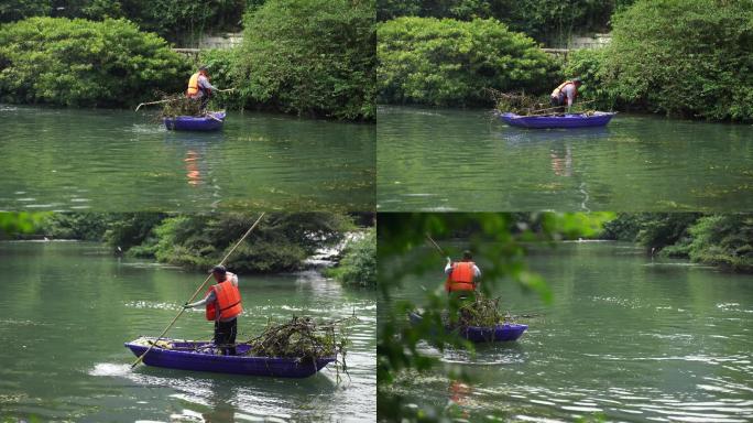 清理河道 保护水源 河道治理 环境保护者