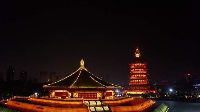 洛阳明堂天堂夜景