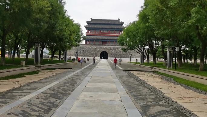 北京永定门中轴线公园-晨练 户外运动