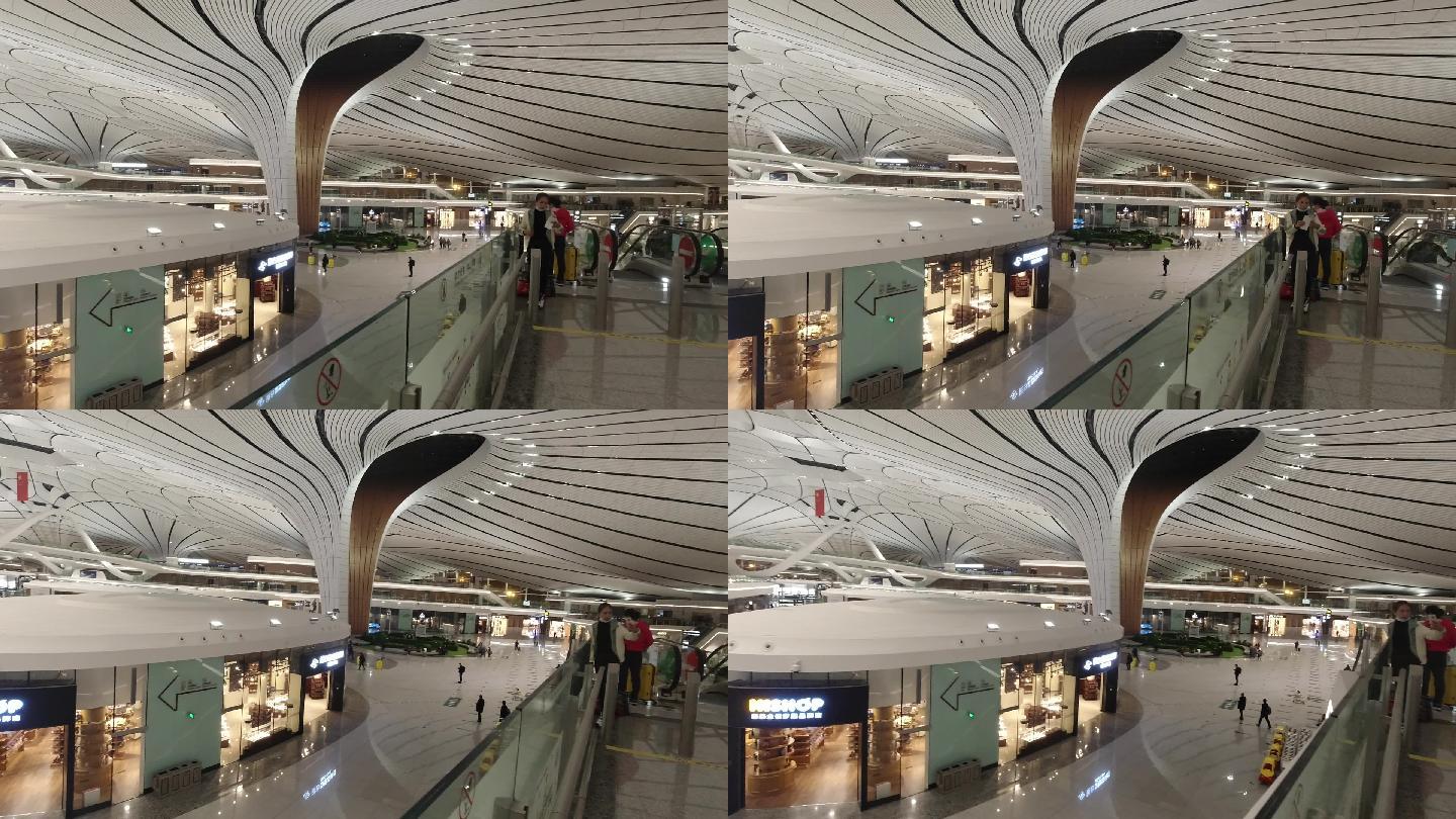北京大兴国际机场候机大厅内景