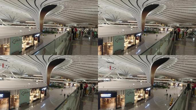 北京大兴国际机场候机大厅内景