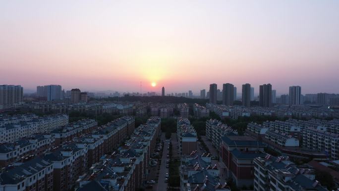 沂水城市航拍大景