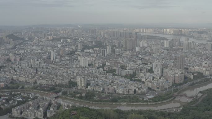 城市大景航拍