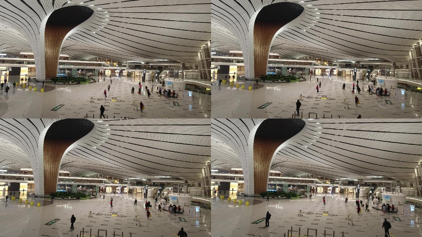 北京大兴国际机场候机大厅