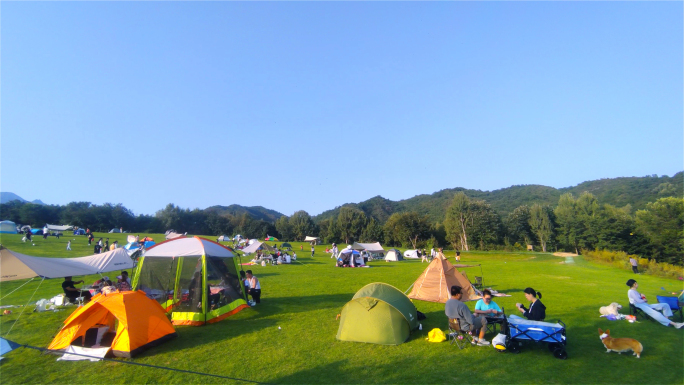 【4K】夏日野外露营