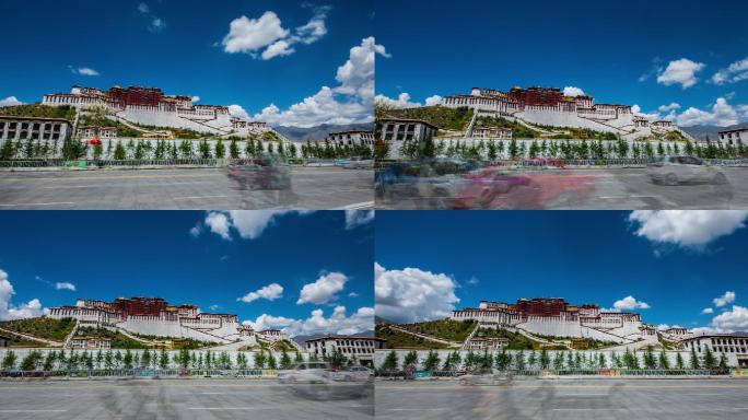拉萨布达拉宫延时 西藏延时