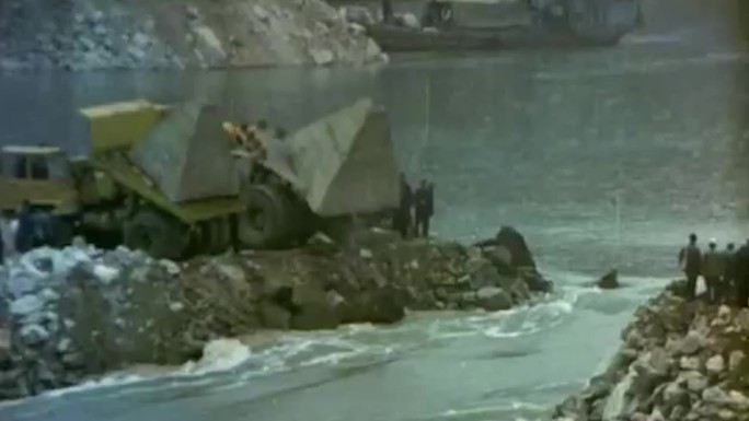 80年代大坝截流