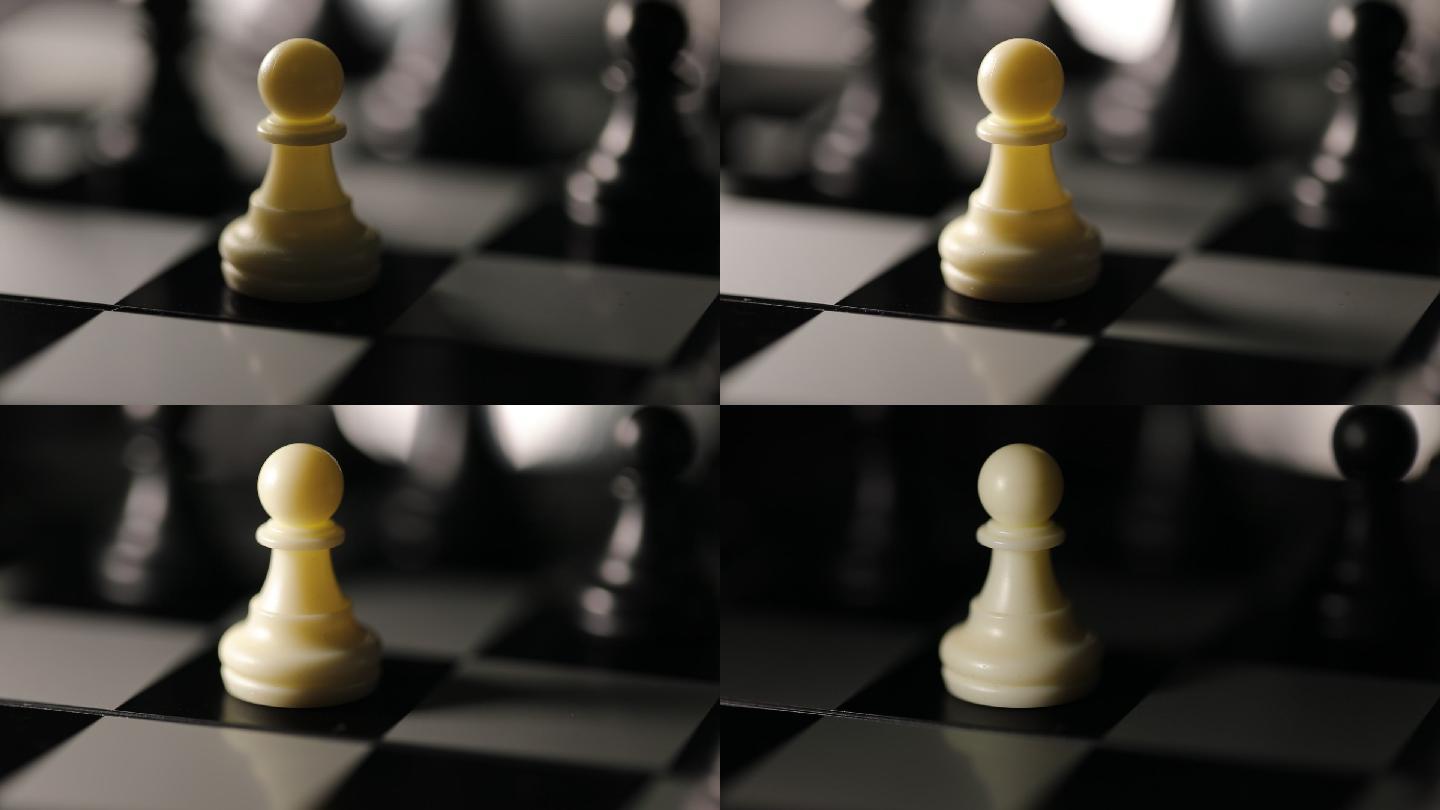 国际象棋光影明暗变化