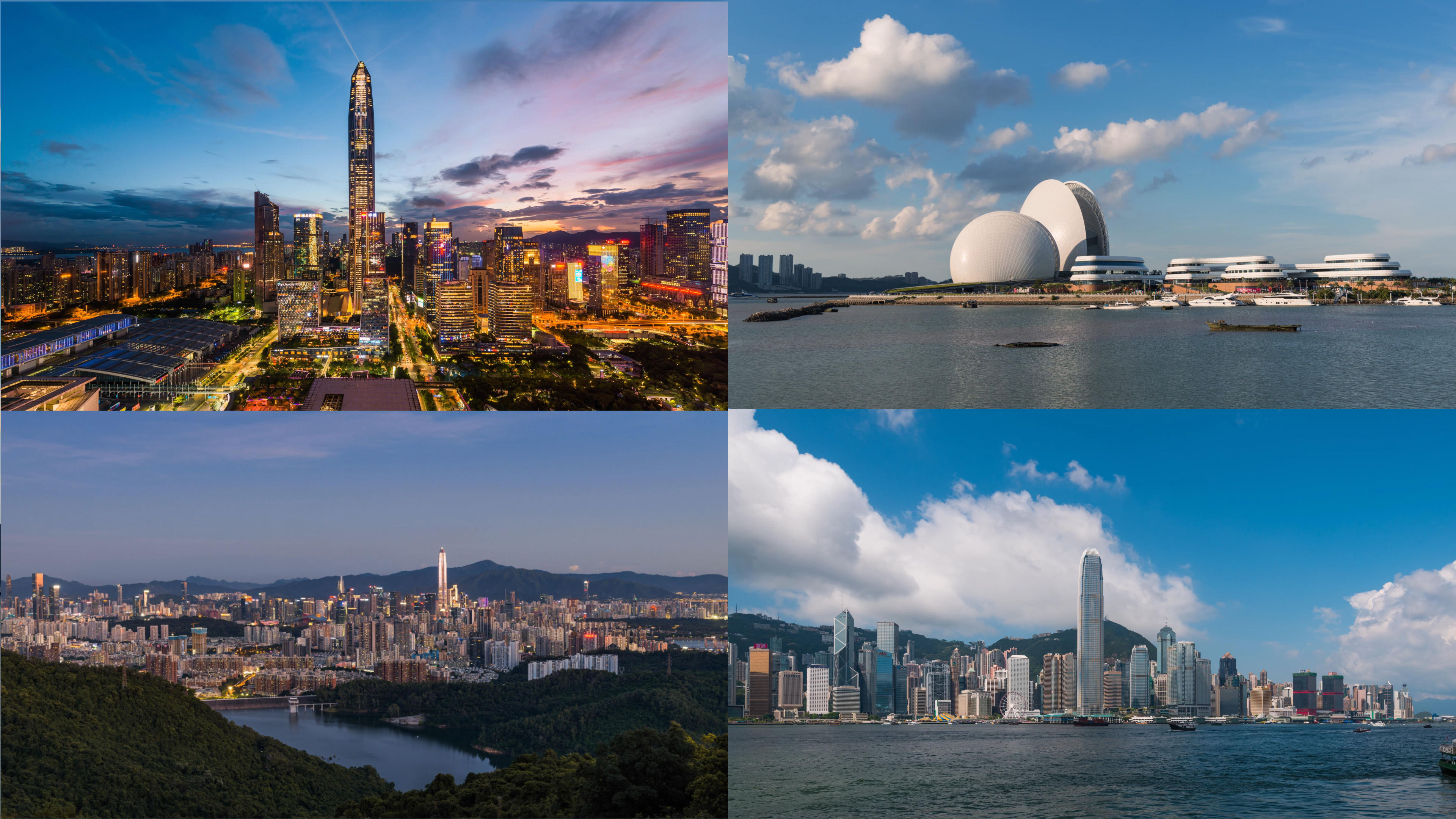 4k大湾区城市航拍延时宣传片_3840x2160_高清视频素材下载(编号