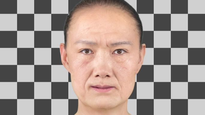 4K女性变年轻漂亮过程