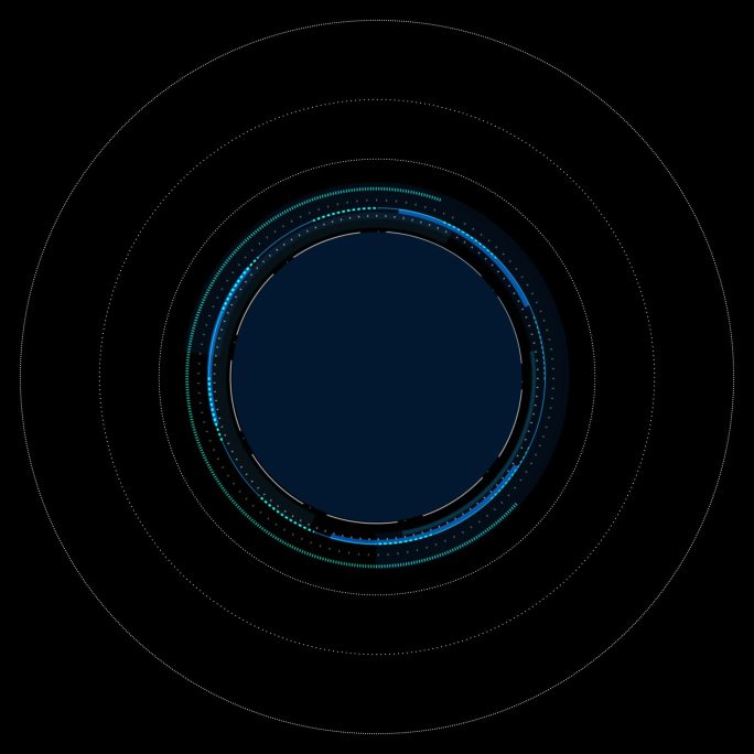 【透明通道】科技圆圈-01