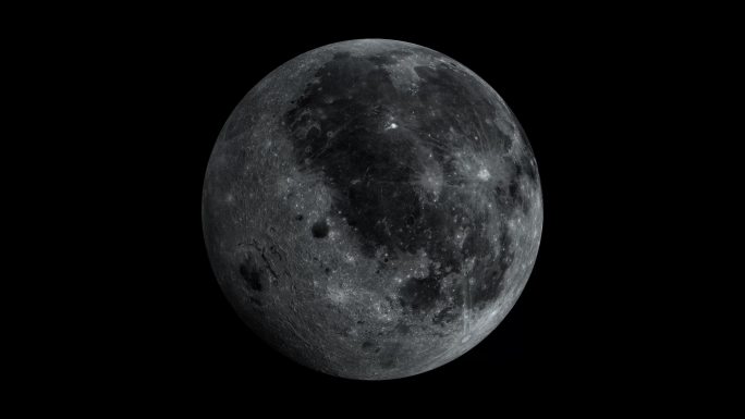 【通道视频】4K月球自转