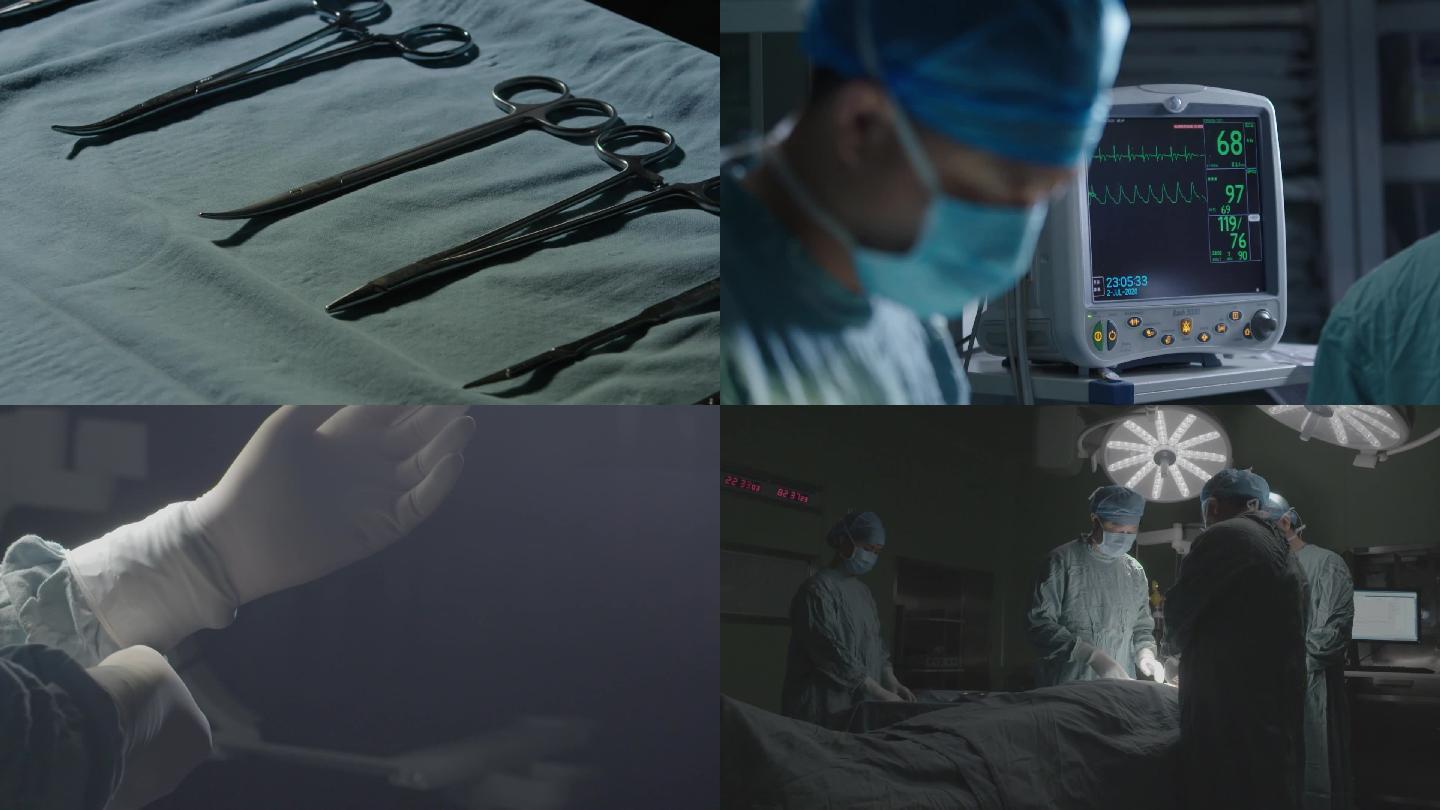 质感手术空镜医院宣传片疫情手术医生意境