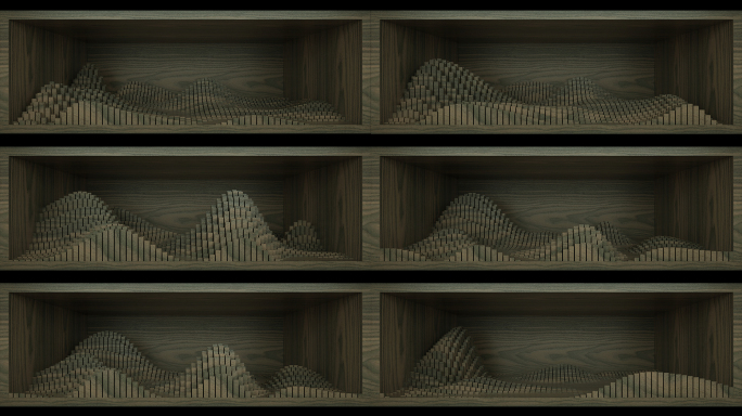 【裸眼3D】韵律山水意象艺术时尚空间矩阵