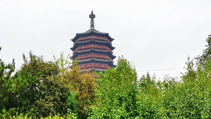 永定塔-北京地标建筑摄影