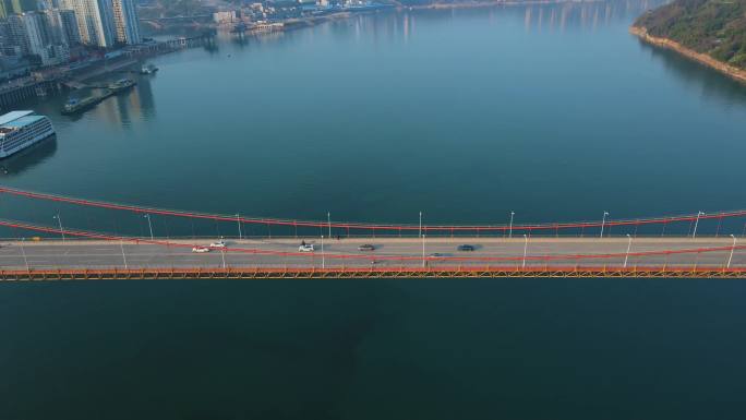 【4K】长江重庆忠县长江大桥航拍