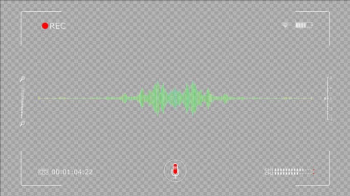 REC高清音频录制框声波频谱图形分析