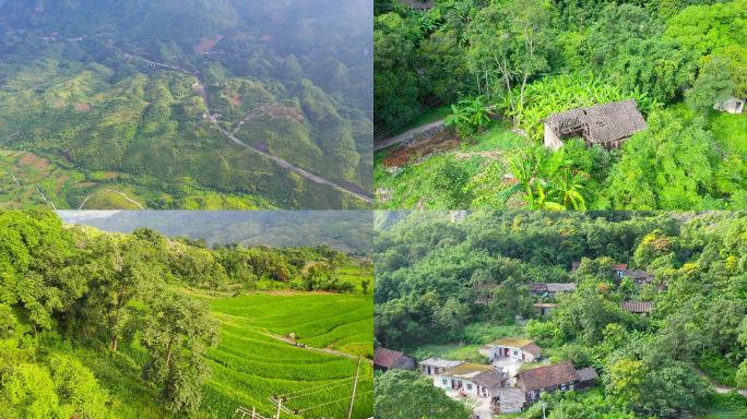 贵州关岭地质公园-古生物化石群 大山航拍