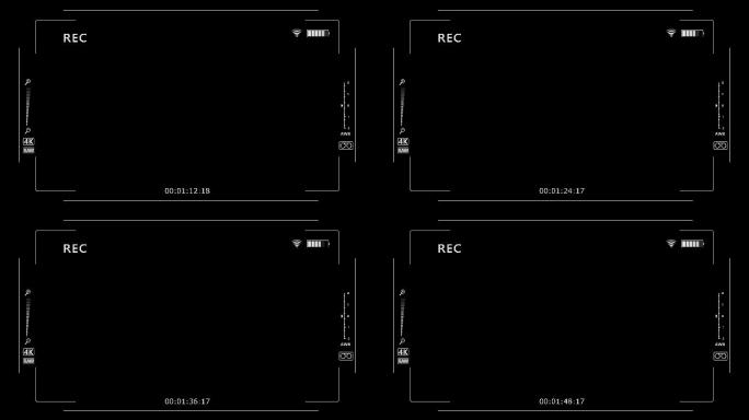 REC摄像机拍摄取景框04