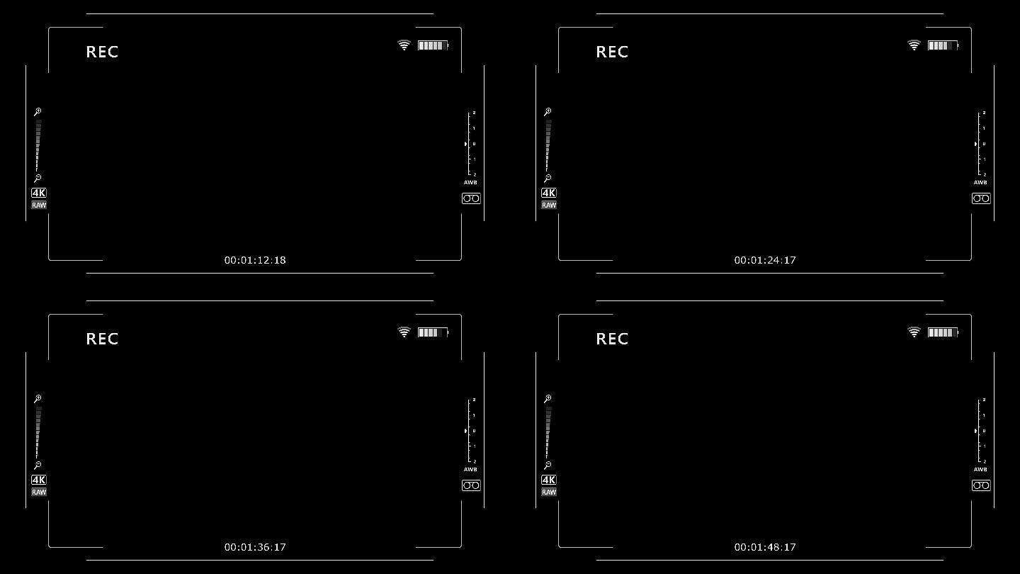 REC摄像机拍摄取景框04