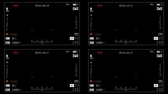 REC摄像机拍摄取景框03