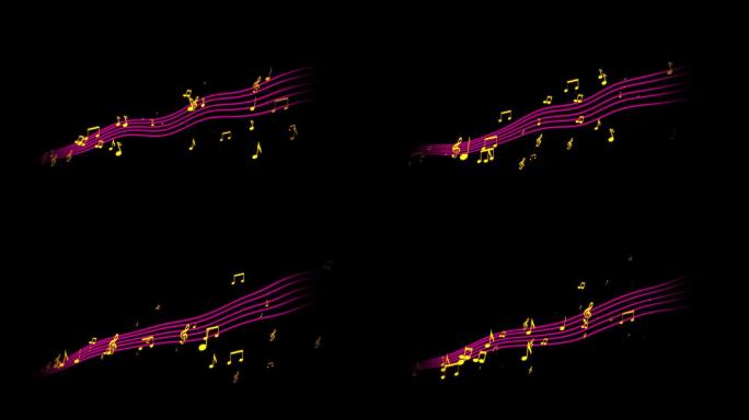 跳动的五线谱音符-2