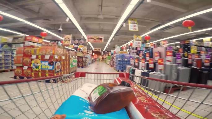 超市商超疯狂购物抢购物品