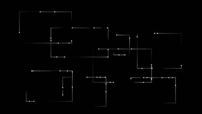 线路数据流线视频素材