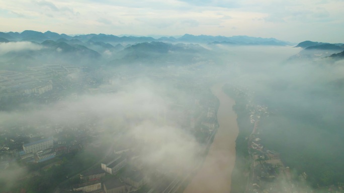 茅台酒生产基地航拍