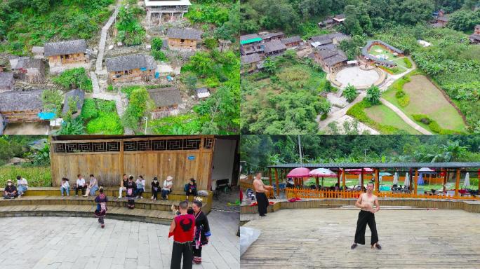 贵州 格凸河景区 上刀山下火海 航拍