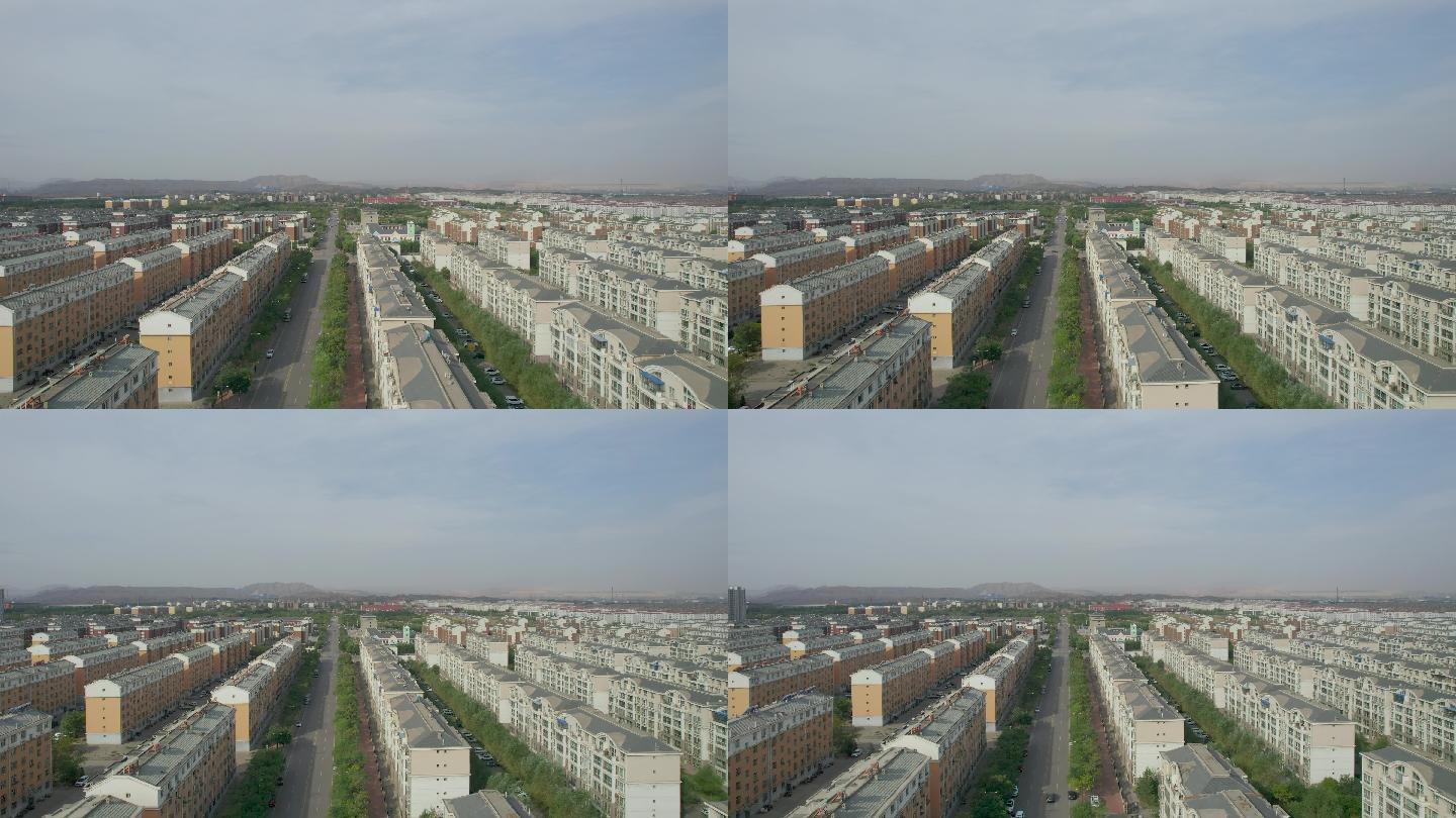 4k 内蒙古 乌海城市建设发展 航拍
