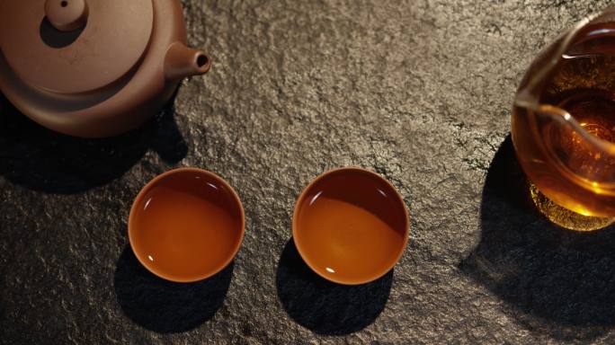 茶杯，茶壶光影，茶道，茶具