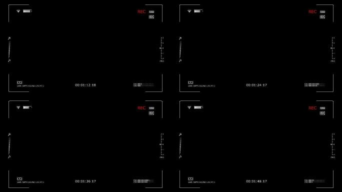 REC摄像机拍摄取景框