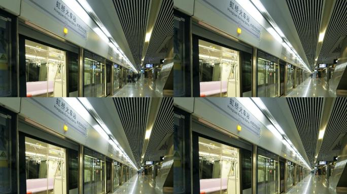 地铁 进站 上车 上海