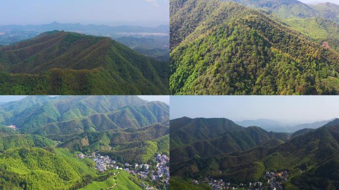 乡村振兴原始森林山河绿水青山生态发展