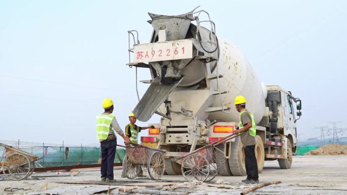 【原创】工地桥梁路面施工道路施工生产建设